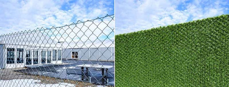 grass fence for factory